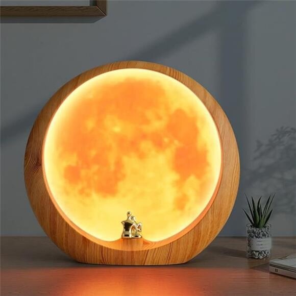 Moon Lamp for Living Room, Decoration Night Light, Anniversary Valentine - Picture 7 of 7